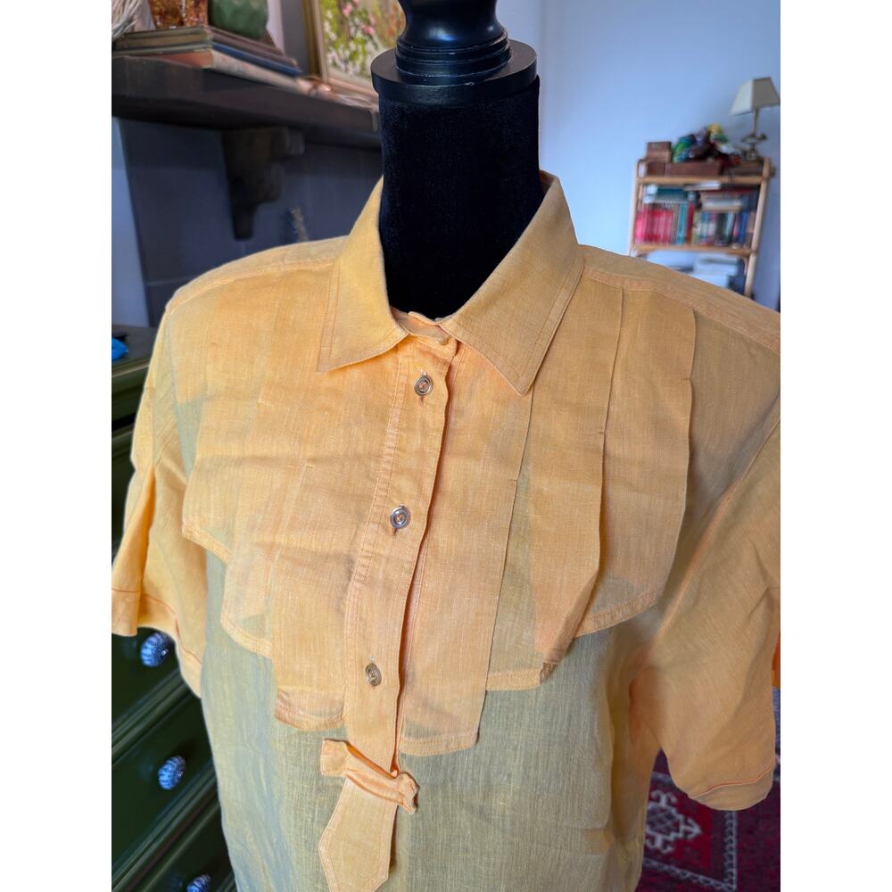 1960s Victorian Revival Mr. Herman for Tops n' Bottoms Boutique Tunic Top